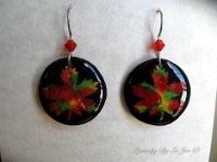 Maple Leaves Earrings Pysanky Eggshell Jewelry By So Jeo : pysanky pysanka ukrainian easter egg batik art eggshell jewelry pendants earrings drop dangle etched flowers gift women accessories accessory pendant necklace bail crystal finding sterling silver filled sojeo flowers celtic purple white red pink brown green purple orange cream burgundy magenta teal turqoise crows crow blue black so jeo art handmade